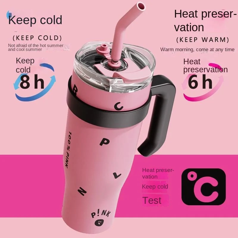 Stainless Steel Vacuum Insulated Water Cup Large Capacity Insulated Bottle For Travel Car And Picni 4