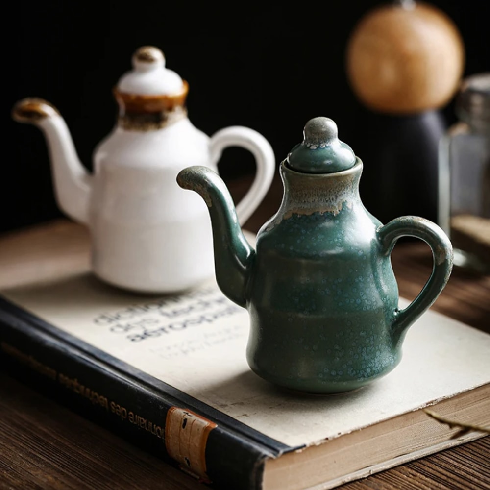Vinegar Soy Sauce Ceramic Spice Jar Ceramic Olive Oil Seasoning Bottle Soy Sauce Tableware For Hote 0