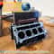 Business Card Pen Holder Creative Engine Block Desk Organizer Resin Construction Gift For Car Lover 1