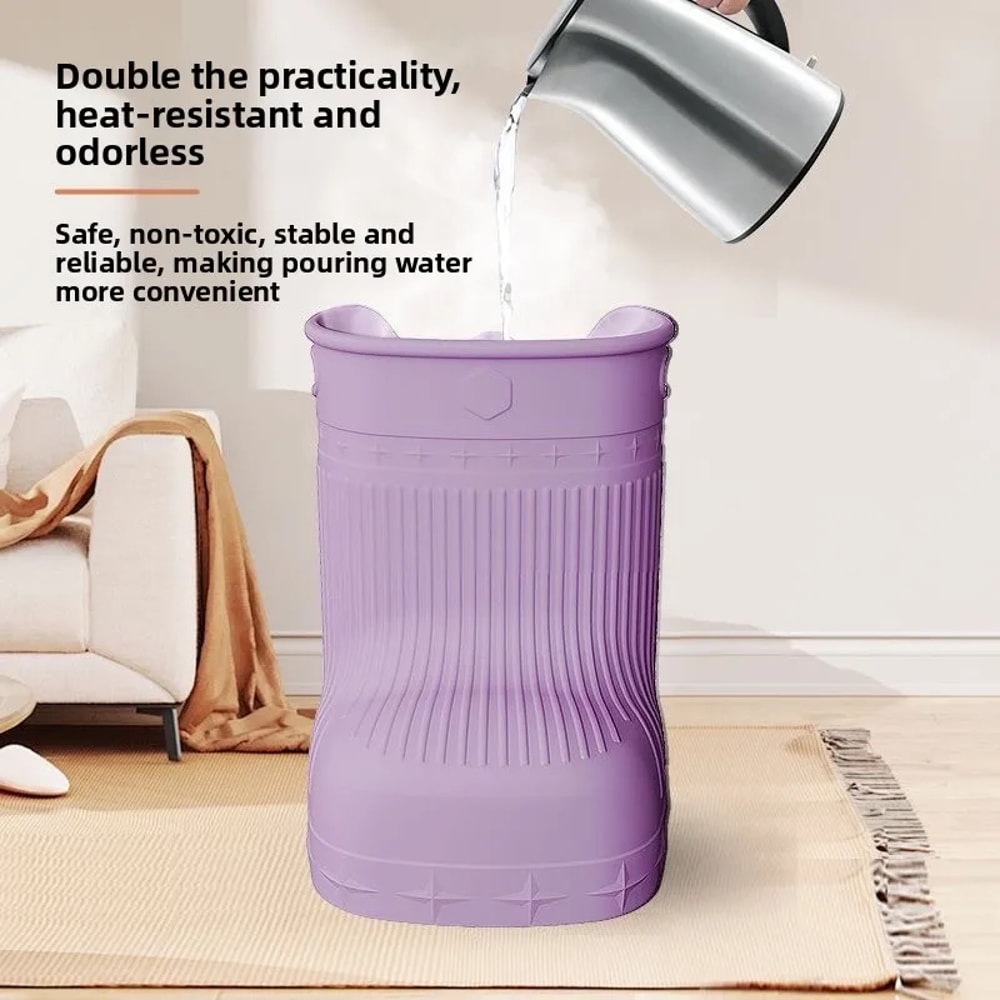 Environmentally Friendly Foot Soaking Bucket Over The Knee Massage Bucket For Adults And Kids 3