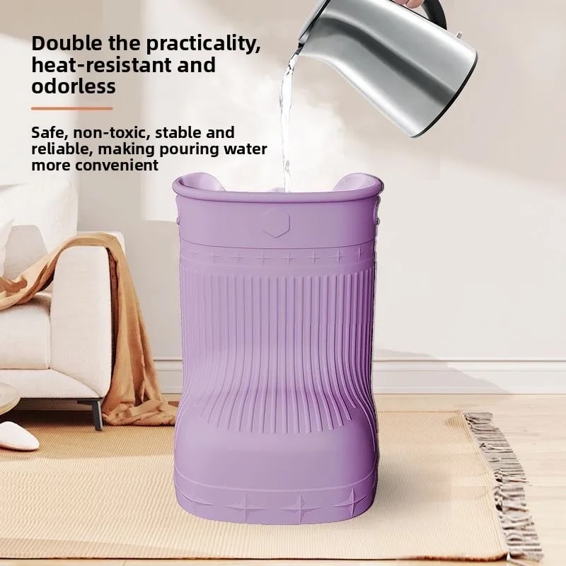 Environmentally Friendly Foot Soaking Bucket Over The Knee Massage Bucket For Adults And Kids 3