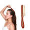 Head Meridian Treatment Comb 10 Tooth Copper Wood Massage Comb For Relaxation 0