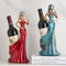 Red Wine Rack Home Decoration Ornaments, Sexy Girl Wine Bottle Holder, Creative Grape Wine Display Rack