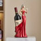 Red Wine Rack Home Decoration Ornaments, Sexy Girl Wine Bottle Holder, Creative Grape Wine Display Rack