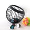 Large Capacity Ball Shaped Coffee Pod Metal Holder, Storage Basket for Kitchen, Drain Basket & Fruit Plate Organizer