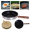 Portable Stainless Steel Mini Wok Pan NonStick Frying Pan For Eggs Steaks FlatBottomed For Camping 3