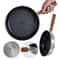 Portable Stainless Steel Mini Wok Pan NonStick Frying Pan For Eggs Steaks FlatBottomed For Camping 0
