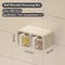 Wall Mounted Kitchen Spice Storage Box Moistureproof Seasoning Jar With Spoon Clear Seal Box Set 6