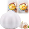 Manual Rotary Grinding Garlic Press, Cute Household Garlic Shape, Mini Chopper for Chili, Ginger, and Garlic