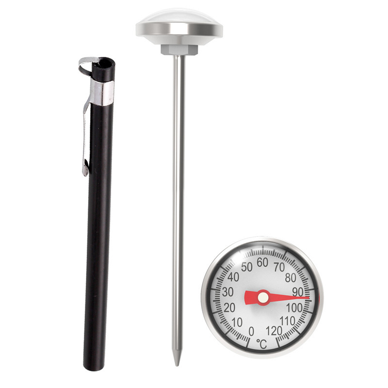 Stainless Steel Food Thermometer Probe Household Bimetallic Kitchen Milk Coffee Baking Probe Thermo 6
