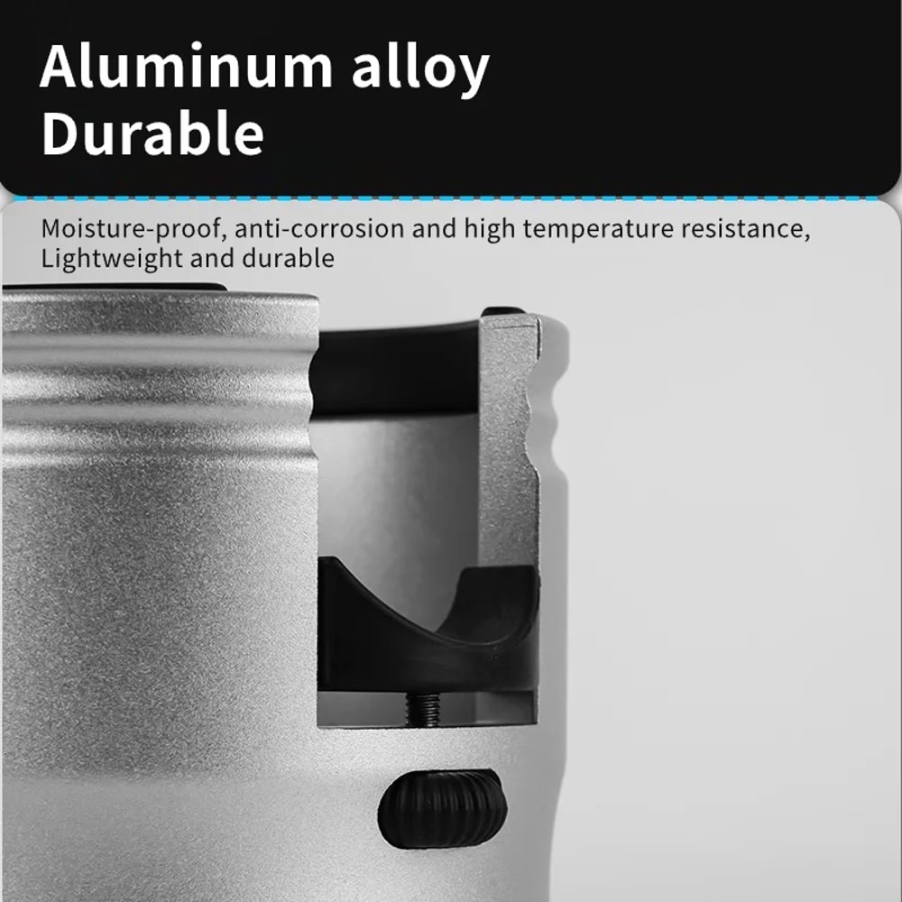 Adjustable Aluminum Coffee Portafilter Holder, Espresso Tamper Stand Base, Coffee Handle Tamper for Portafilters Tools