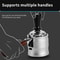 Adjustable Aluminum Coffee Portafilter Holder, Espresso Tamper Stand Base, Coffee Handle Tamper for Portafilters Tools