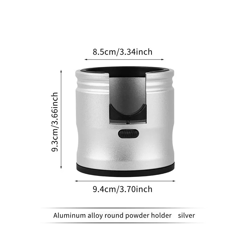 Adjustable Aluminum Coffee Portafilter Holder, Espresso Tamper Stand Base, Coffee Handle Tamper for Portafilters Tools