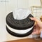 Home Living Room Bedroom Desktop Tissue Box, Creative Oreo Style Extractive Paper Box Car, Dining Table Decor
