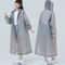 Reusable Poncho Outdoor Rainwear For Women And Men, Adult Raincoat Hooded One-piece Long Raincoat Transparent Waterproof