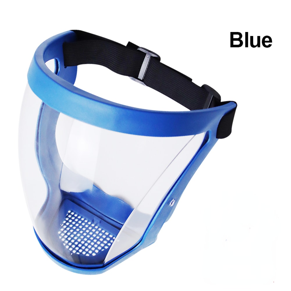 Home Kitchen Splash Protection Mask Anti Fog Reusable Full Face Shield Windproof With Filter 7