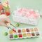 Ice Cube Tray Food Grade Reusable Square Silicone Ice Cube Tray Molds With Lid Silicone DIY Iced Bo 4