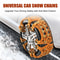 Universal Snow Chain For Car Tire SUV Winter Anti Slip Tire Chain Automobile Tire Accessories 1