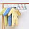 PVC Coated Metal Infant Hanger, Children's style 30cm Non-slip Rubber Hanger, Dormitory Home Clothes Hanger Organization