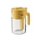 Salt Container Glass Spice Bottle Household Kitchen MoistureProof Seasoning Jar Spoon Separation 5
