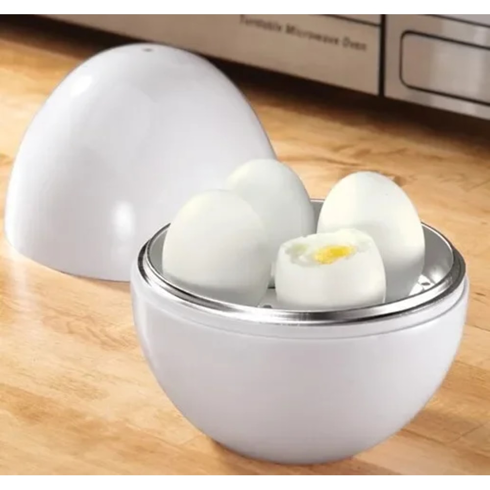 Hard Or Soft Boiled Kitchen Cooking Tools Microwave Egg Steamer Boiler Cooker 3