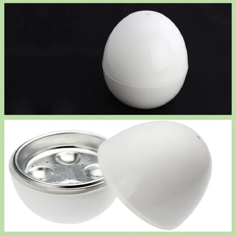 Hard Or Soft Boiled Kitchen Cooking Tools Microwave Egg Steamer Boiler Cooker 2