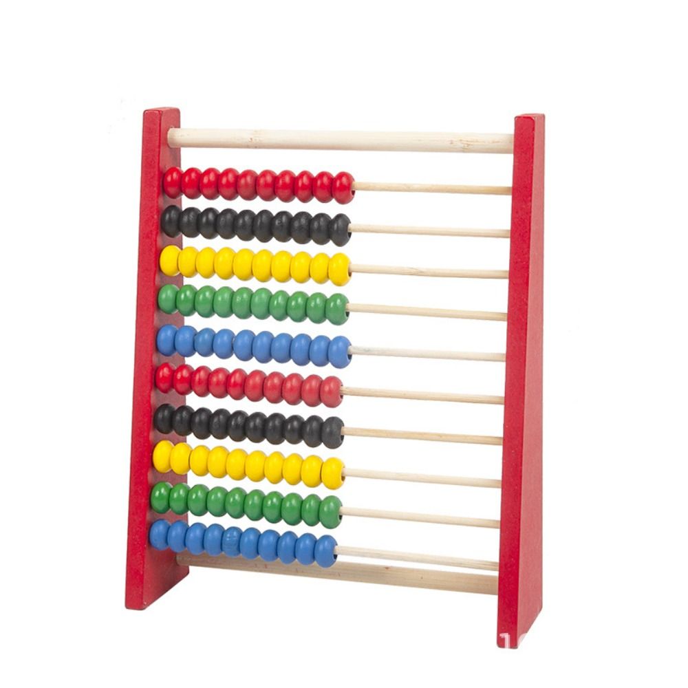 Montessori Toy Mini Children Toys Wooden Abacus For Kids Colorful Beads Intelligence Development Ed 6