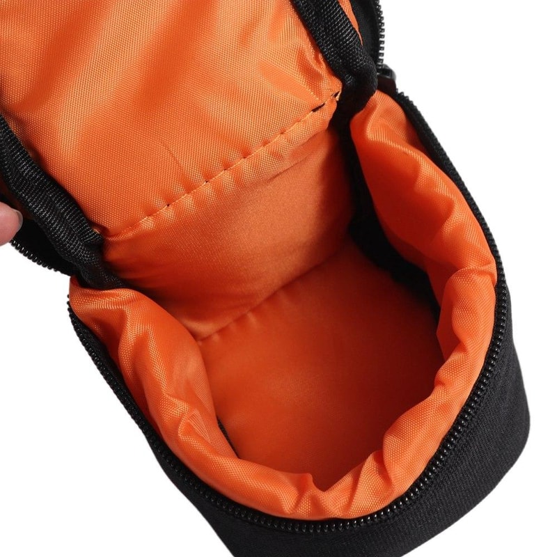 Thick Lens Container Protective Pouch Case, Lens Protector Lens Holder Case Camera Lens Bag