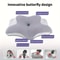 Orthopedic Beding Pillow, Butterfly Shaped Memory Foam Neck Pillow for Cervical Pain Relief