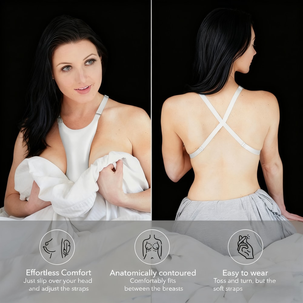 Soft Cushion for Side Sleepers, Women's Breast Support Pillow, Chest Wrinkle Prevention Aid