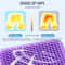 Breathable Gel Seat Cushion, Summer Honeycomb Design for Back and Tailbone Pain Relief, Perfect for Automotive, Office
