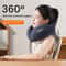 Ergonomic Cervical Support Pillow Memory Foam UShaped Neck Pillow For Travel With Portable Washable 1