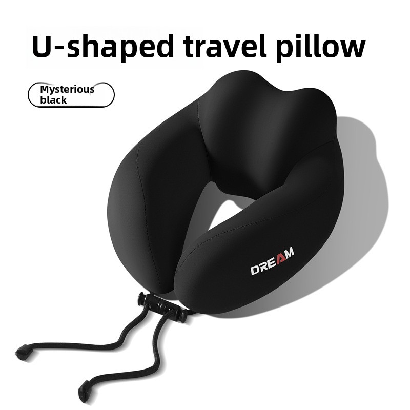 Ergonomic Cervical Support Pillow Memory Foam UShaped Neck Pillow For Travel With Portable Washable 2