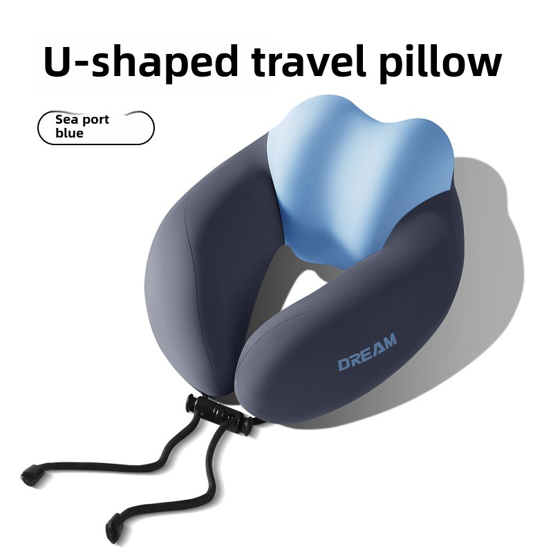 Ergonomic Cervical Support Pillow Memory Foam UShaped Neck Pillow For Travel With Portable Washable 5