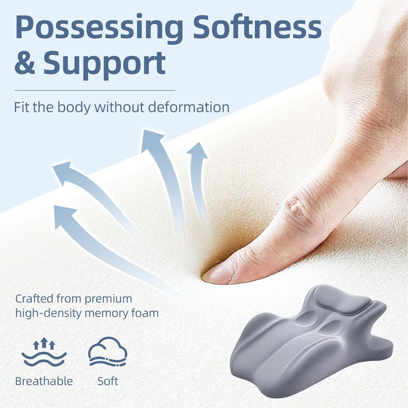 Memory Foam Wedge Couple Pillow For Intimacy Support Lumbar Neck Support 2