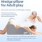 Memory Foam Wedge Couple Pillow For Intimacy Support Lumbar Neck Support 3