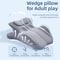 Memory Foam Wedge Couple Pillow For Intimacy Support Lumbar Neck Support 5