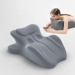 memory foam wedge, couple pillow for intimacy & support, lumbar neck support