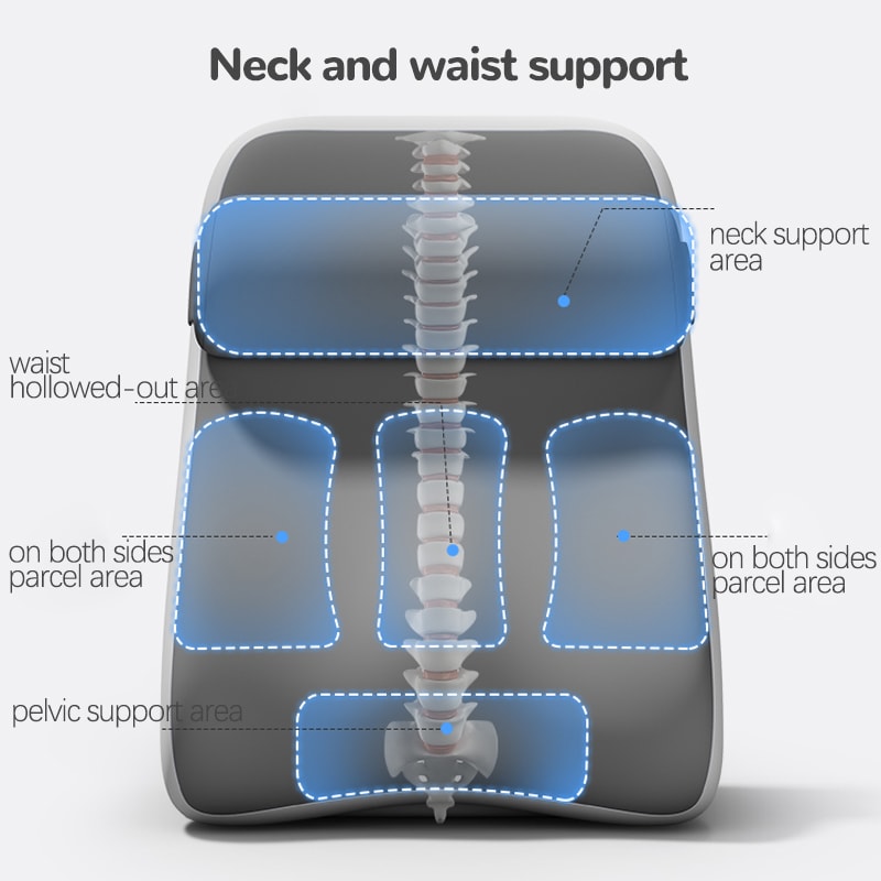 Adult Back Pillow for Bed Sitting Up, Reading Pillow with Arms, Backrest Pillow for Gaming, Lounging, Watching TV