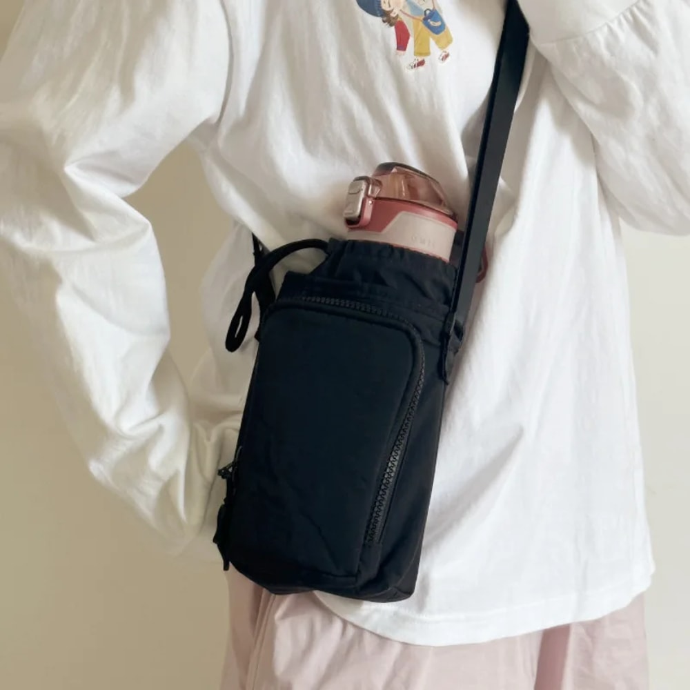 Sports Outdoor Portable Bag Drawstring Slanted Back Small Bag Waterproof Yoga Bag 1