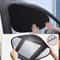 Privacy Sunshade For Car Four Piece Set Of Electrostatic Adsorption Window Sunshade For Camping 4