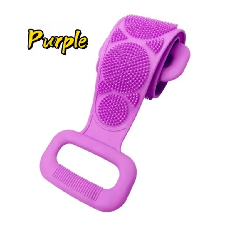 Full Body Bathing Tools Silicone Body Sponge Exfoliating Back Scrubber For Peeling Massaging Relaxi 8