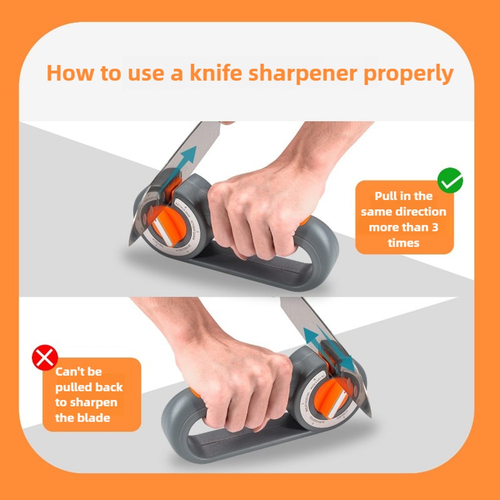 Outdoor Multifunctional Knife Sharpener Adjustable Gears SixinOne Scissors Grinding Tool For Quick 4