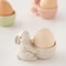 Cute Ceramic Rabbit Egg Cups, Breakfast Egg Holder, Simple Desktop, Office, Living Room Decor Ornament