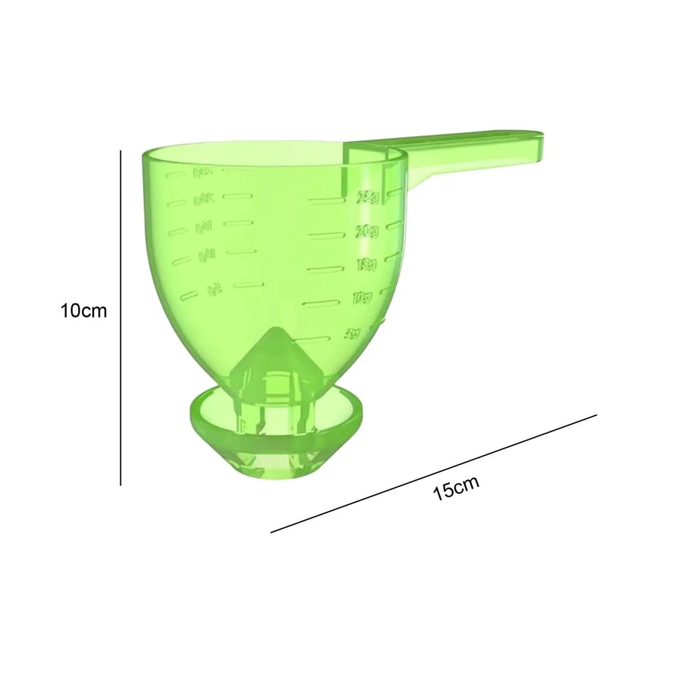 Portable Leak Proof Measuring Scoop, Convenient Kitchen Tool, Anti Overflow Spoon
