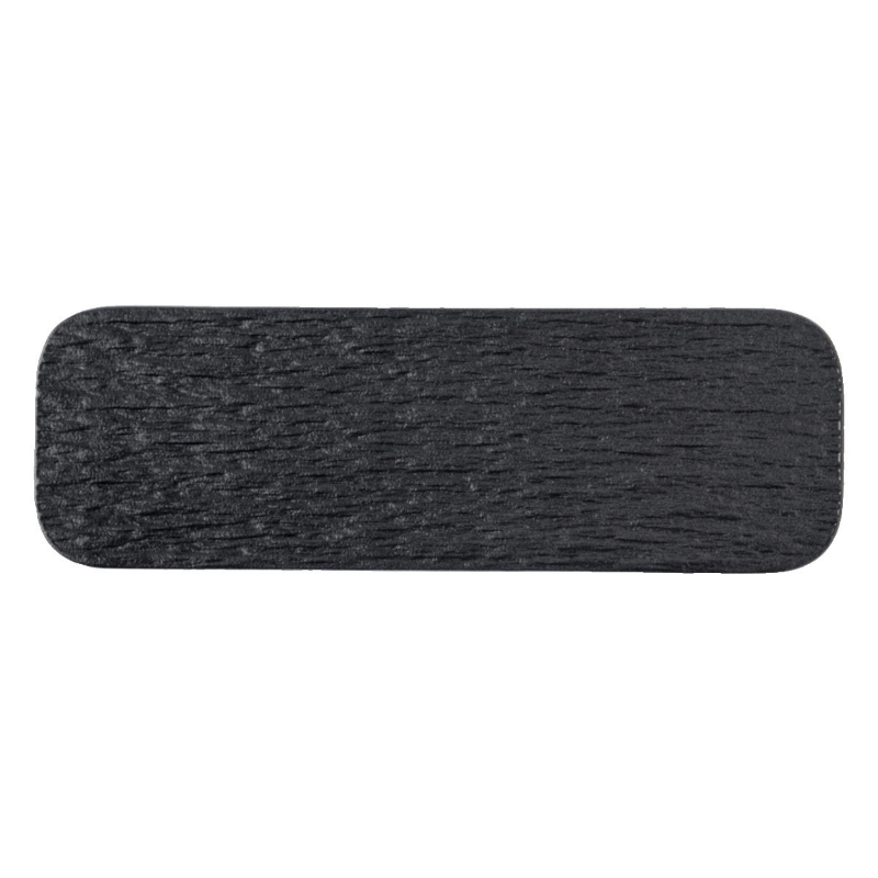 Ceramic Serving Tray For Hotel White And Black Stone Grain Rectangle Flat Sushi Pastry Plate For Re 4