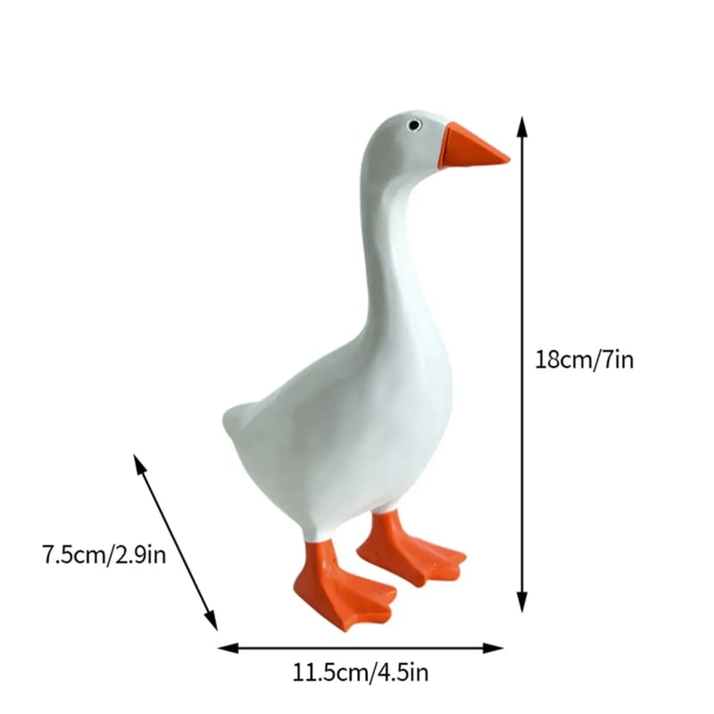 Magnetic Goose Key Holder, Cute Duck Storage Rack, Unique Simulation Goose Office Home Decor