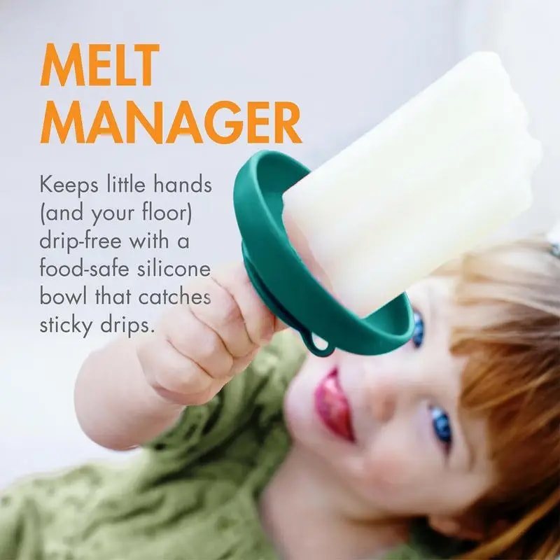 Popsicle Holders for Kids, Leak-Proof Ice Cream Stick Holder Tool, Drip Proof Popsicle Rack