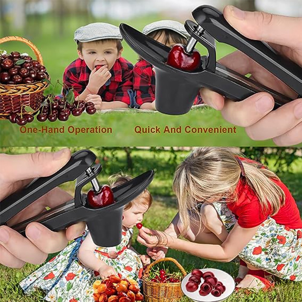 Presson Olive And Cherry Coring Tools MultiFunction Stainless Steel Kitchen Gadget Seed Remover 3