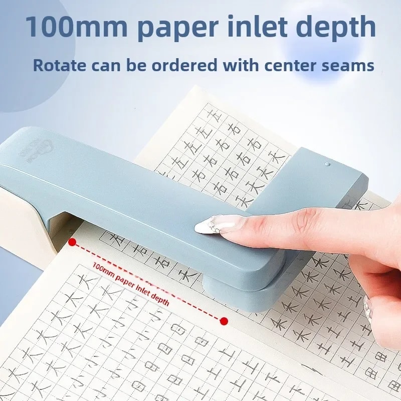 High Aesthetic Value Stapler Rotating LaborSaving Office Student Stapler For Efficient Use 2